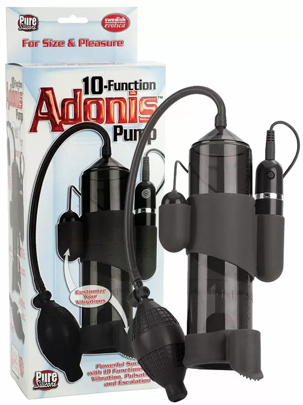 Вакуумная помпа Adonis с вибрацией – черный