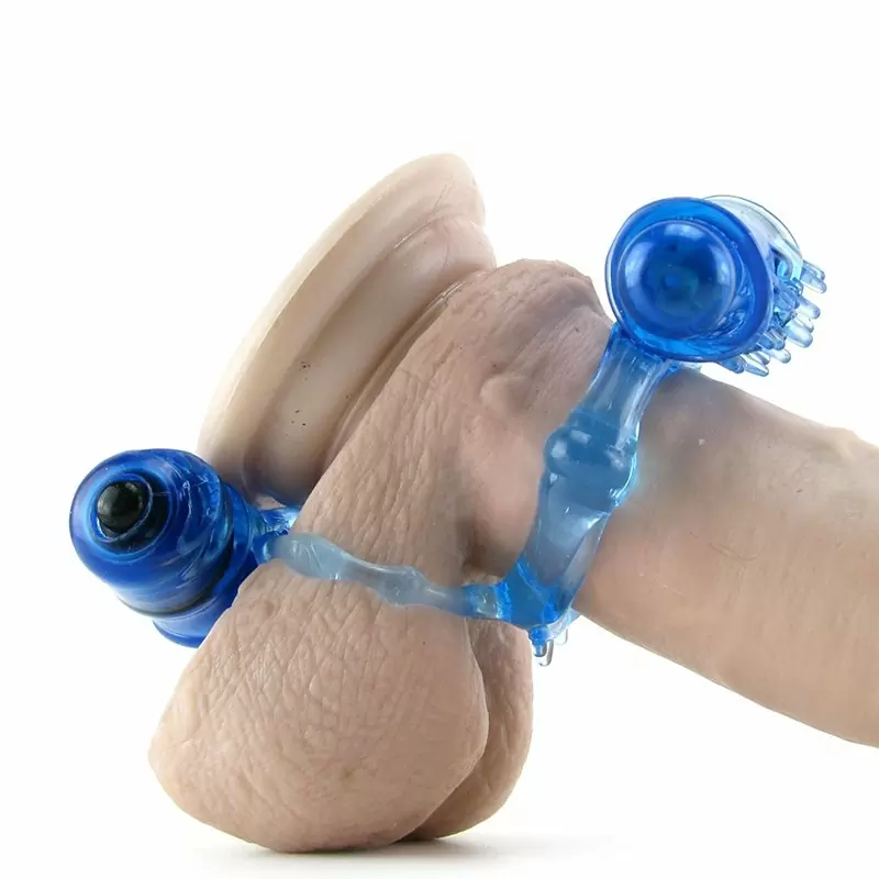 Эрекционное кольцо Screaming O - Woo Hoo с двумя вибростимуляторами