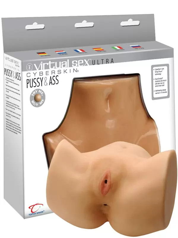 Реалистичный слепок вагины и ануса Virtual Sex™