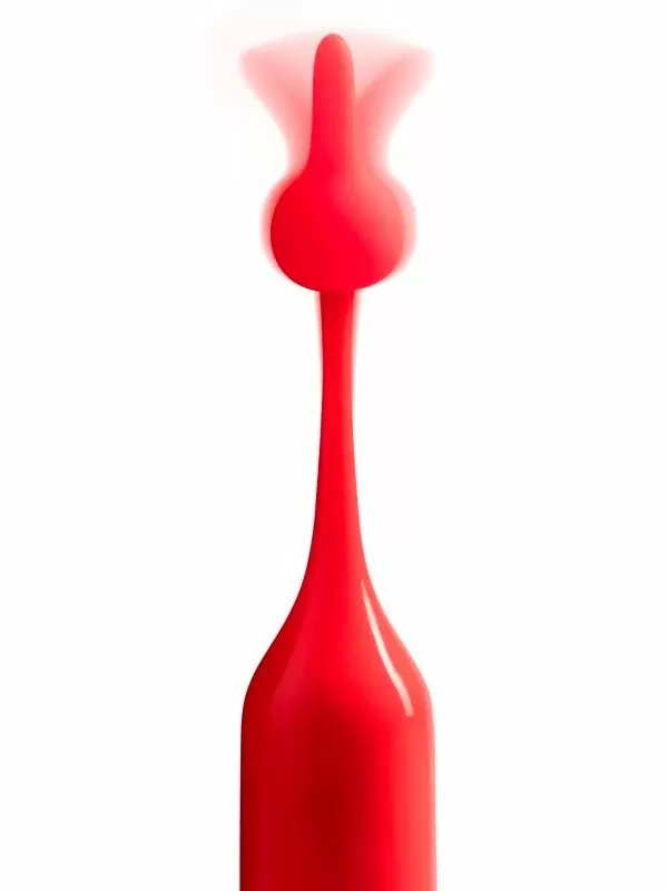 Точечный стимулятор клитора Romp Pop, 3 режима, 14,3 см, красный