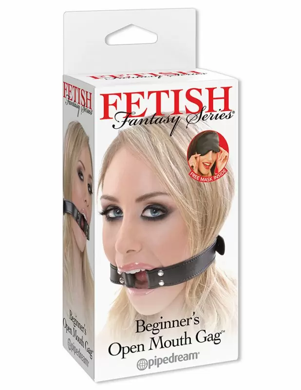 Расширитель-кольцо Beginner's Open Mouth Gag - черный