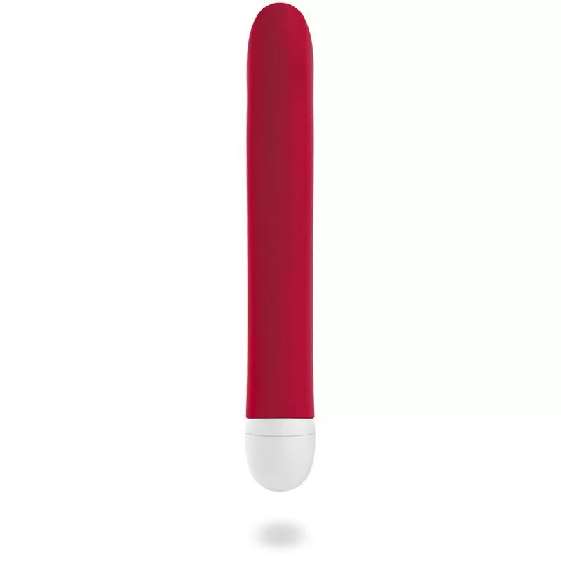 Элегантный вибратор Fun Factory Joupie, с загнутым кончиком, 18,2 см, красный
