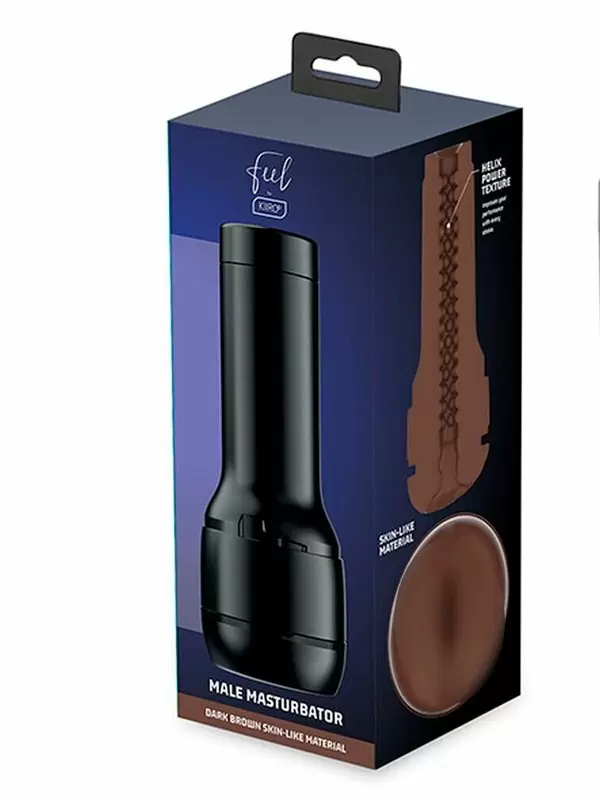 Реалистичный мастурбатор Kiiroo Feel Generic, 22,4 см, ТПЭ, темно-коричневый