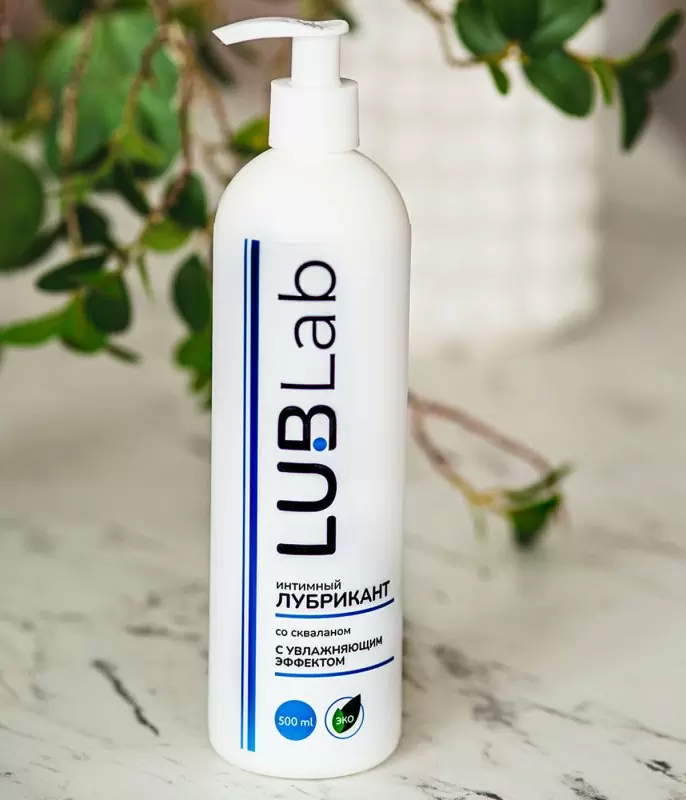Увлажняющий лубрикант LUBLab, со скваланом, 500 мл
