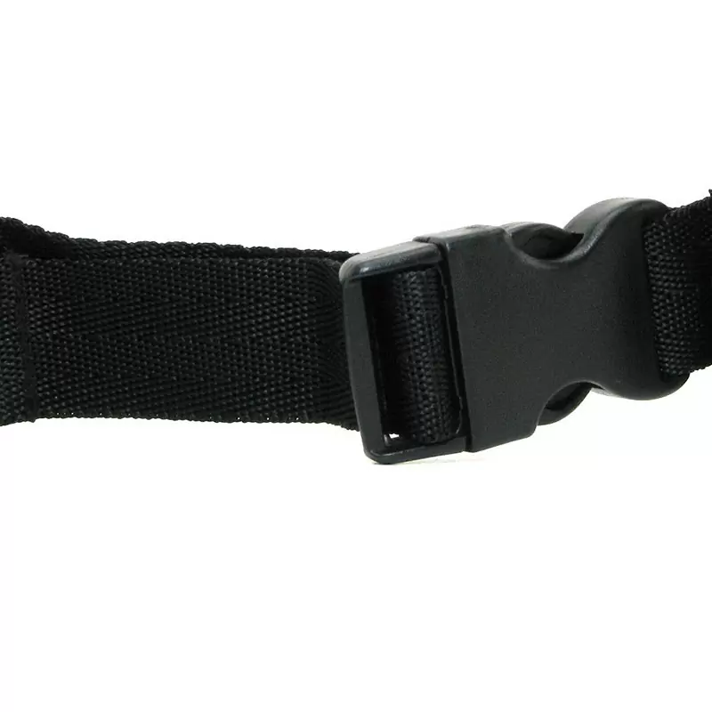 Оковы для ног Scandal Control Cuffs, атласные, черный с красным 