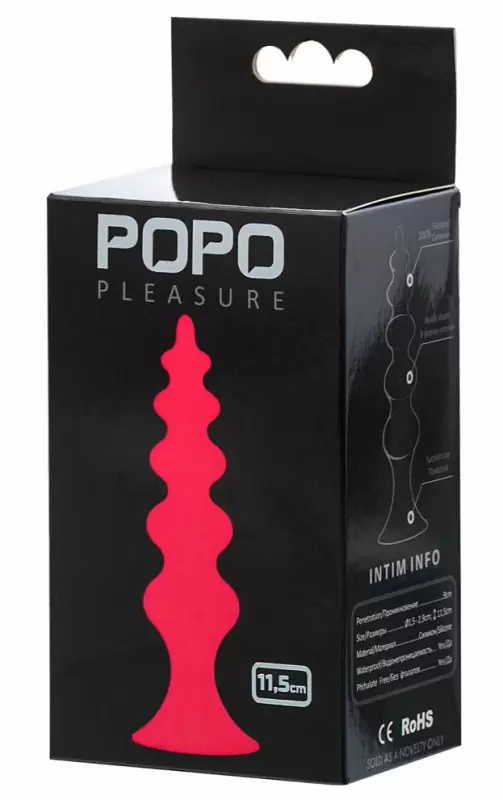 Анальная елочка TOYFA POPO Pleasure – розовый
