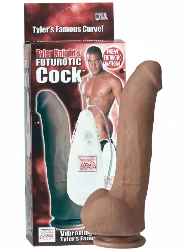 Фаллоимитатор на присоске с вибрацией Tyler Knight's Futurotic Cock