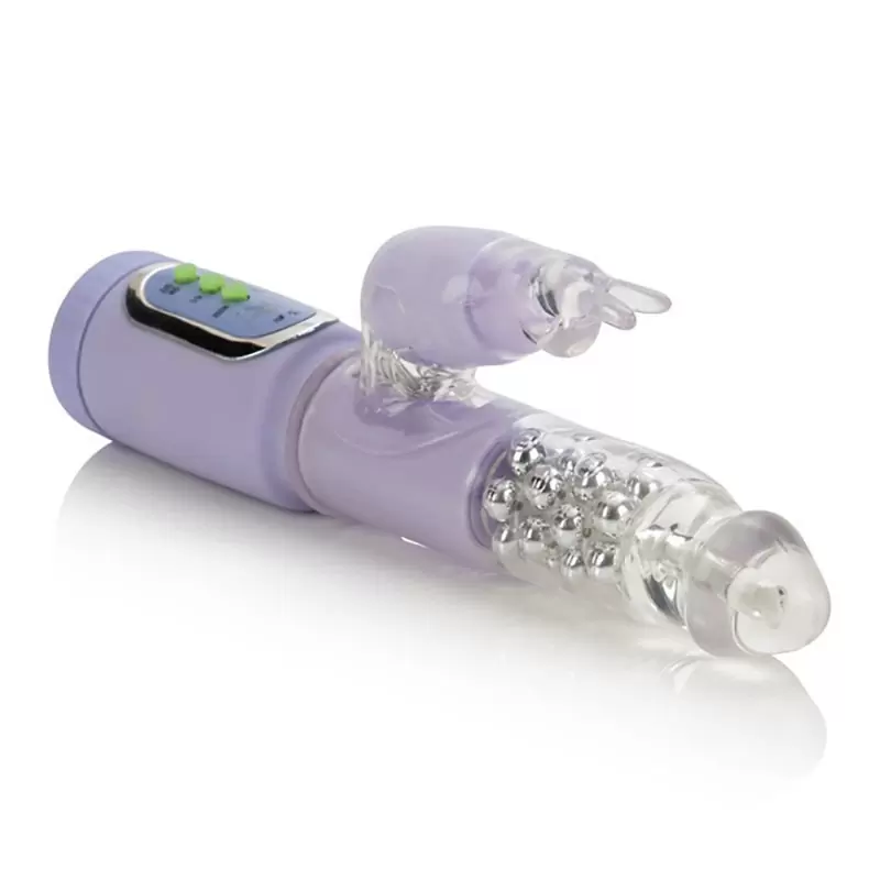 Фиолетовый хай-тек вибратор First Time Jack Rabbits со стимуляцией клитора