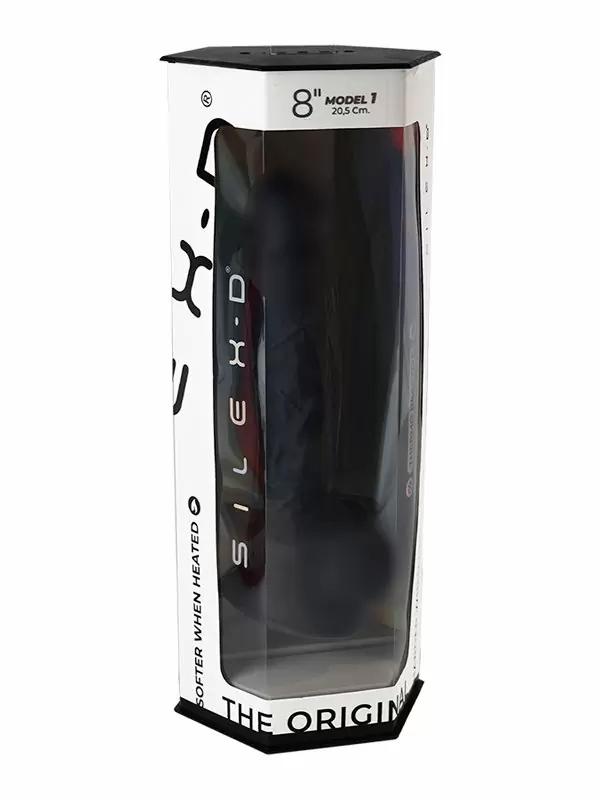 Реалистичный фаллоимитатор SILEXD Model 1, 20,5 см, силикон, черный