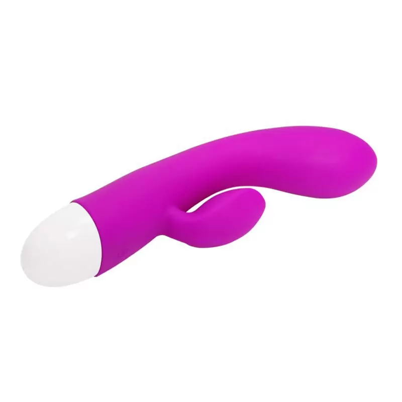 Перезаряжаемый вибромассажер Eli с клиторальным стимулятором – розовый