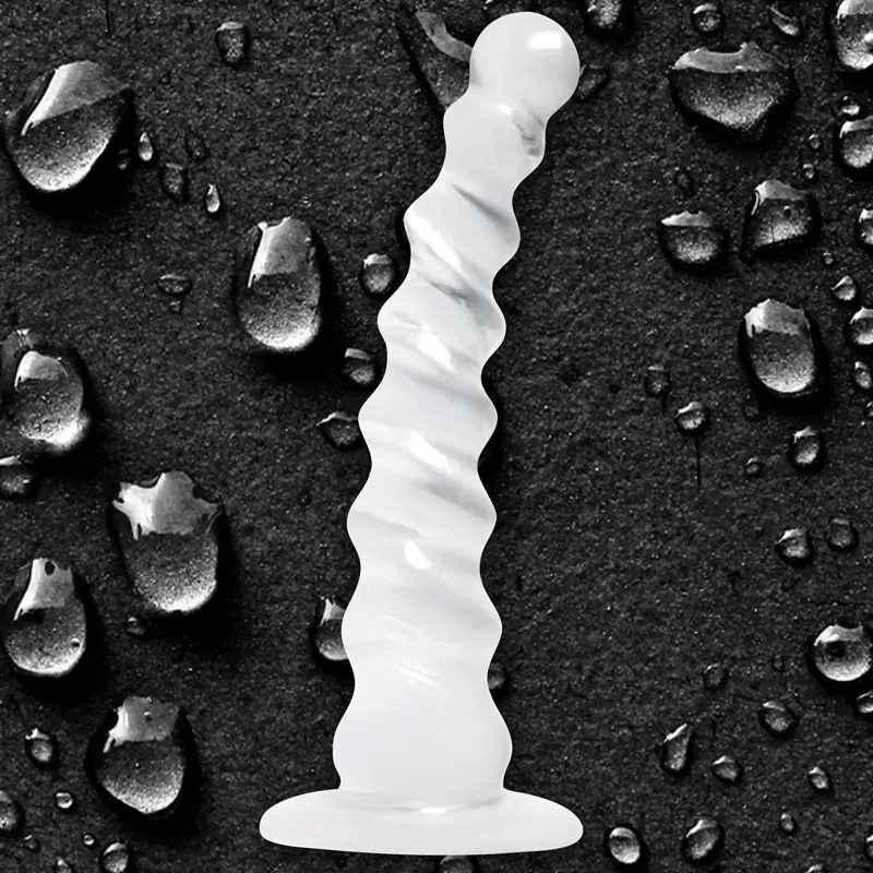 Анальный стимулятор Jollipops Twisted – прозрачный