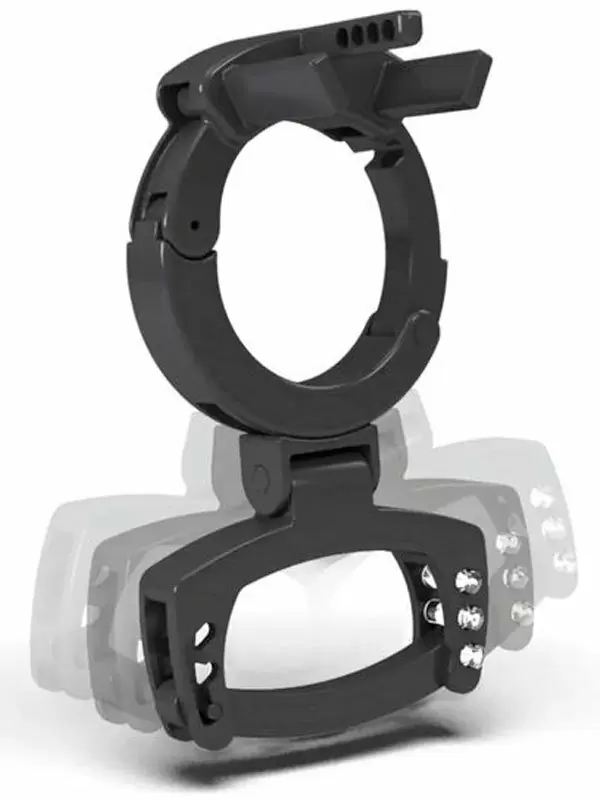 Пояс верности для мужчин Mystim Pubic Enemy No 3, 8,2 см, с кольцом, прозрачный