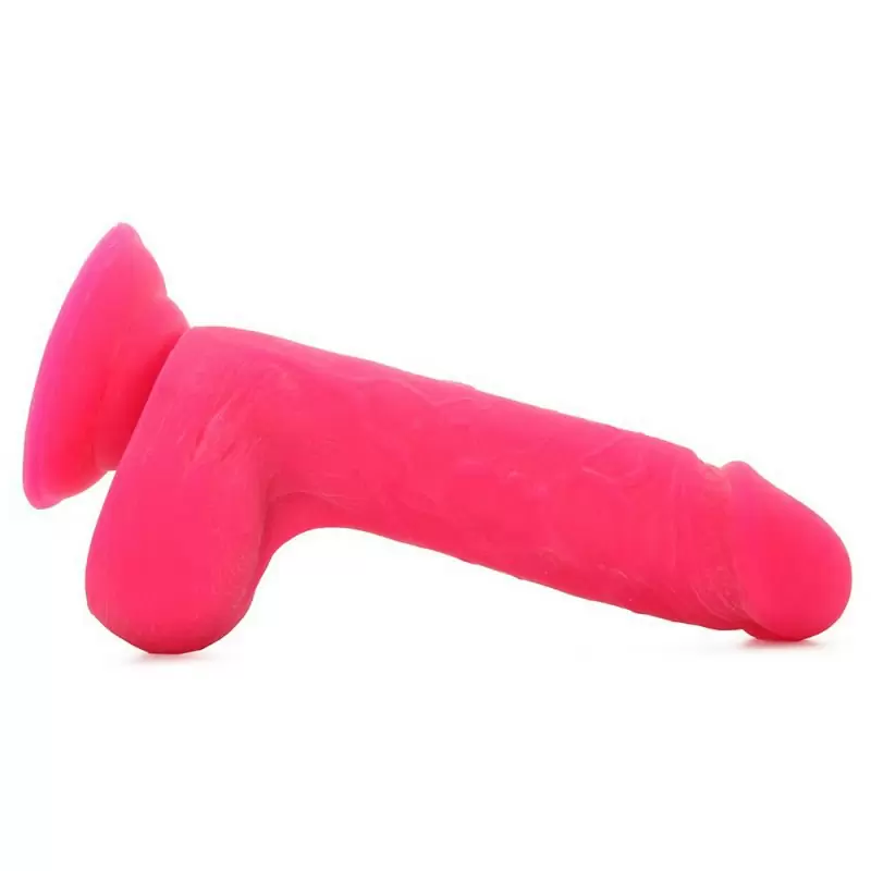 Фаллоимитатор-реалистик с мошонкой на присоске Colours Softies 7