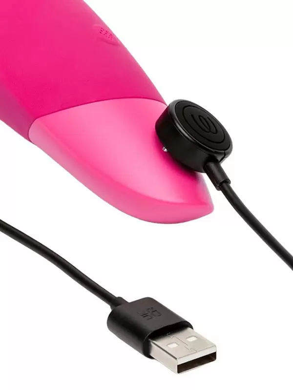 Компактный стимулятор клитора Womanizer Enhance, технология Pleasure Air, 15,8 см, розовый