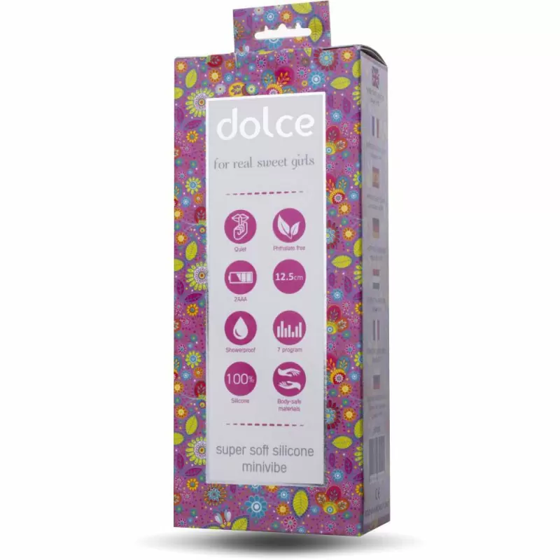 Мультифункциональный мини вибратор Dolce Jaden – розовый