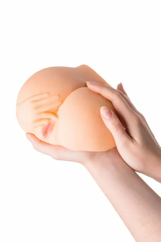 Реалистичный мастурбатор вагина и анус TOYFA Juicy Pussy Chantal с вибрацией - телесный