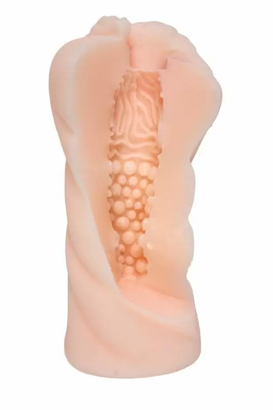 Реалистичный мастурбатор вагина Real Woman Блондинка – телесный 14,5 см. и Лубрикант на водной основе JO H2O Original – 30 мл