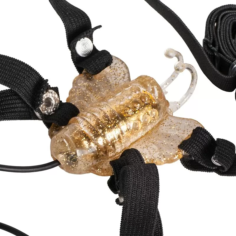 Вибростимулятор клитора Butterfly – золотой