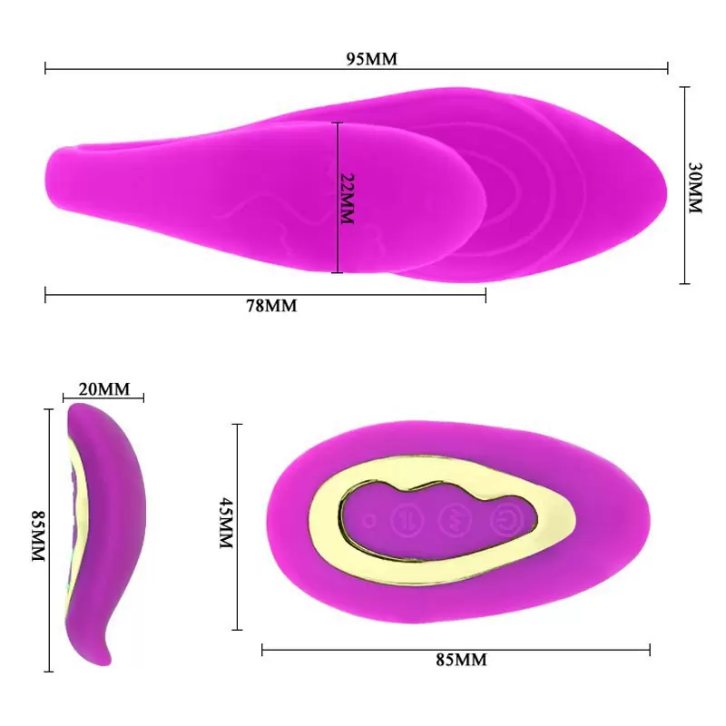 Перезаряжаемый вибромассажер для двоих Indulgence с режимом пространственного управления – розовый