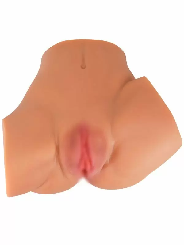 Реалистичный мастурбатор Baile Emilia, 20 см, ТПР, с вибропулей, полуторс