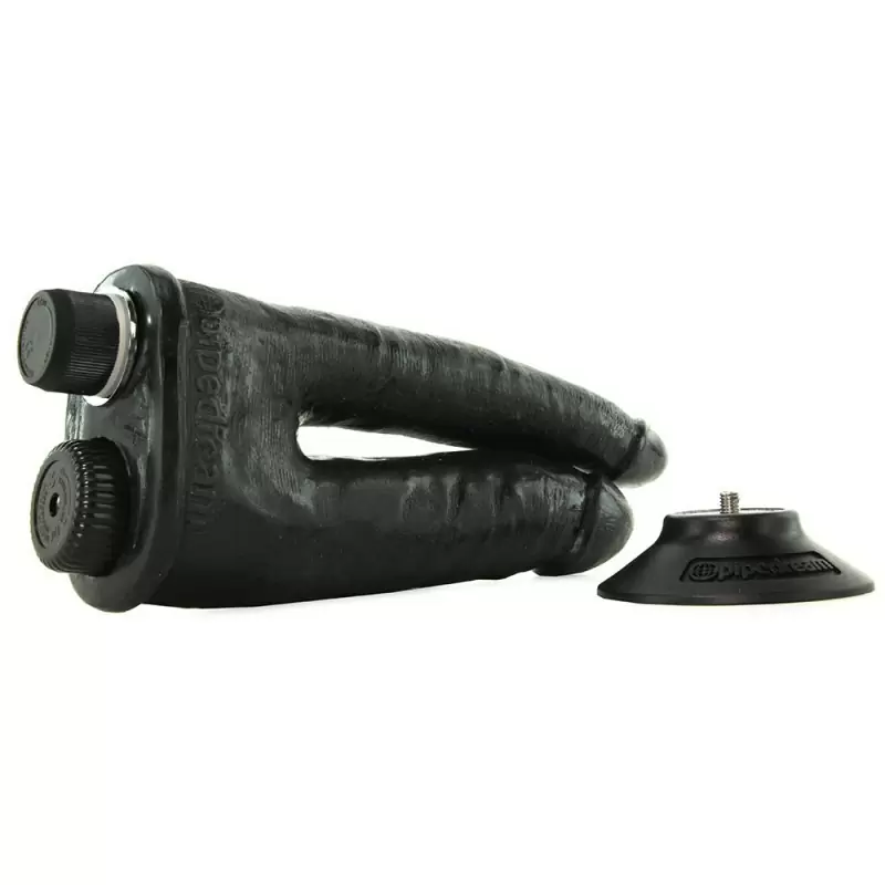 Вибратор для двойного проникновения Double Vibrating Double Penetrator – черный
