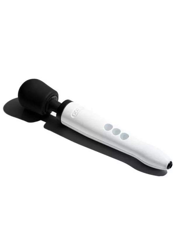 Мощный вибратор Doxy Die Cast R, 37 см, силикон, белый