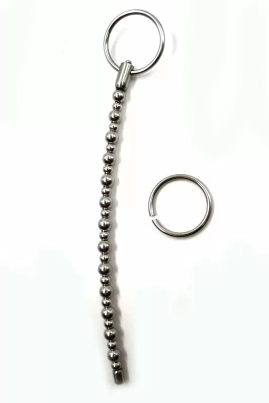 Гибкая уретральная струна из металла Kanikule metal - серебристый	     