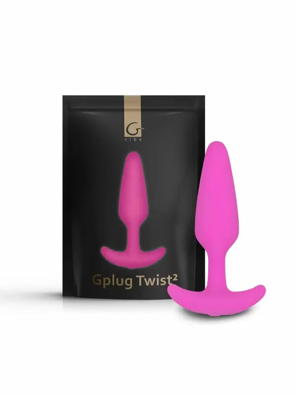 Миниатюрная анальная пробка с вибрацией Gvibe Gplug XS Raspberry, 7х2 см