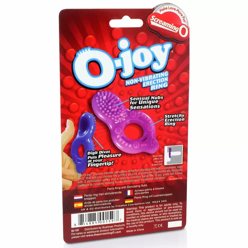Кольцо на пенис Screaming O - O Joy со стимулятором клитора