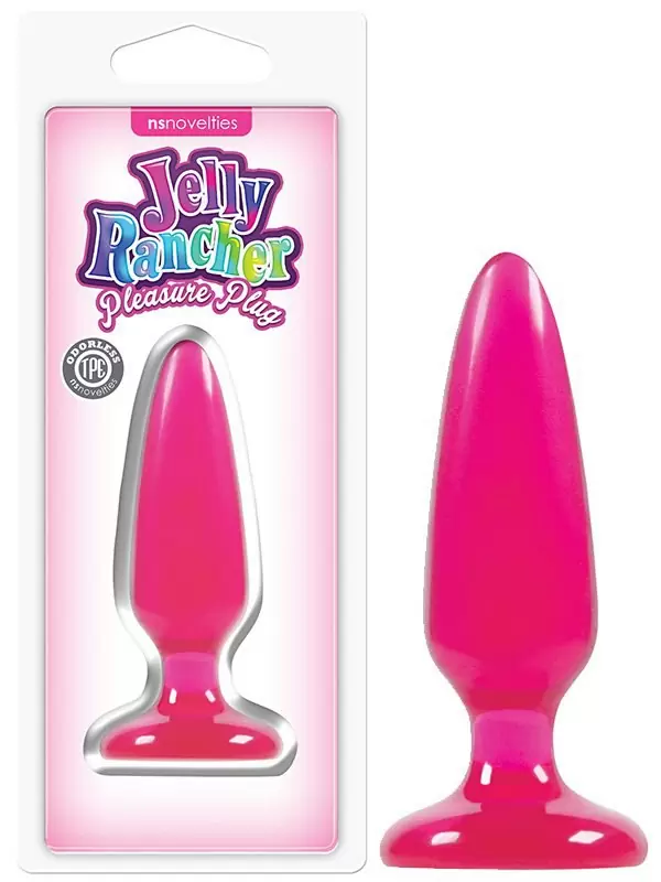 Анальная пробка Jelly Rancher Pleasure Plug - Small маленькая – розовый