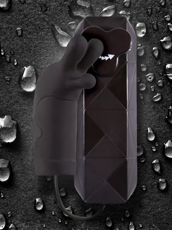 Мини-вибратор Trois Massager - Black