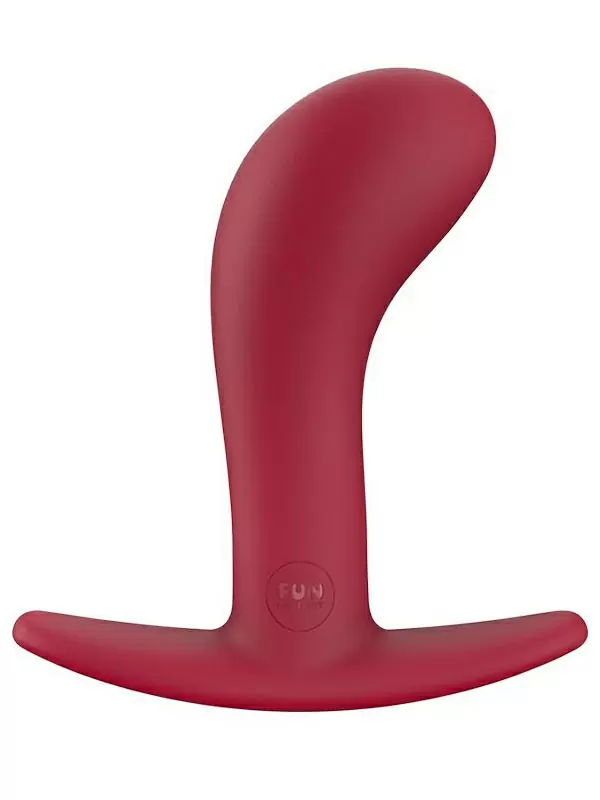Крупная анальная пробка Fun Factory Bootie Large, 11 см, силикон,, бордовая