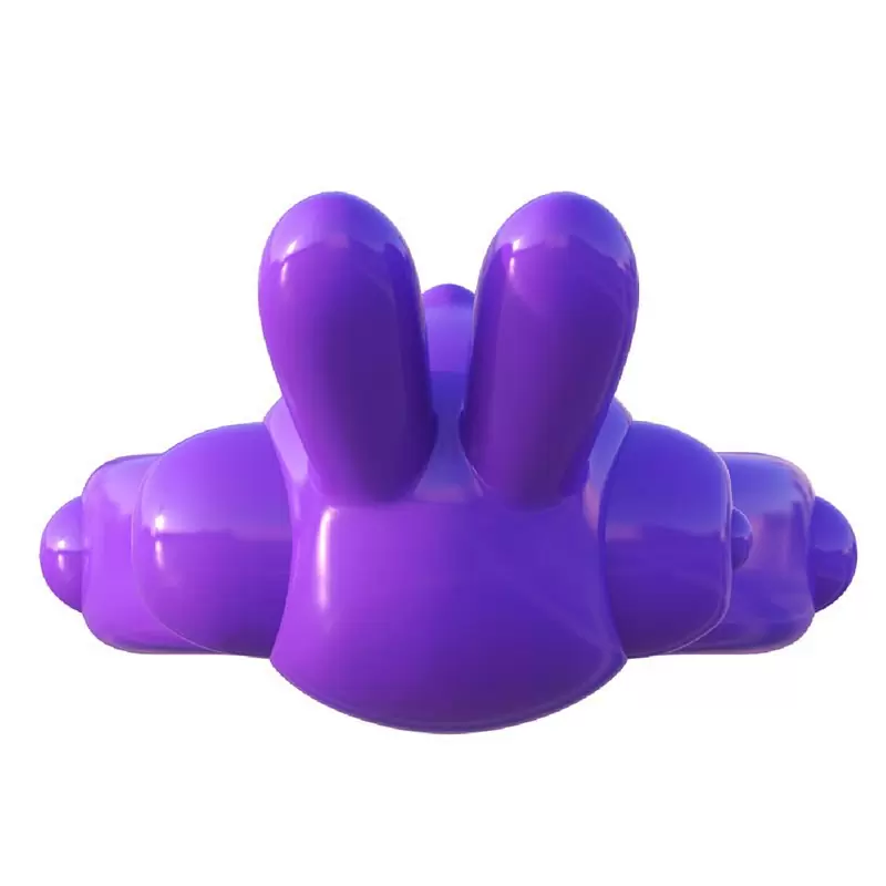 Эрекционное кольцо Ultimate Rabbit Ring с вибрацией – фиолетовый