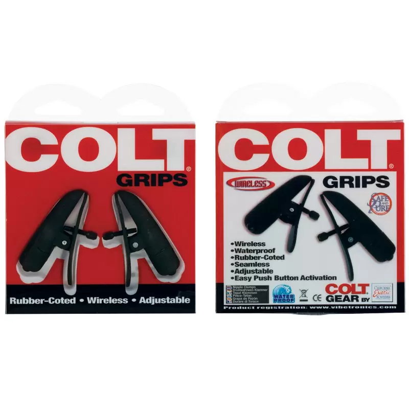 Вибрирующие зажимы для мужчин Colt Grips