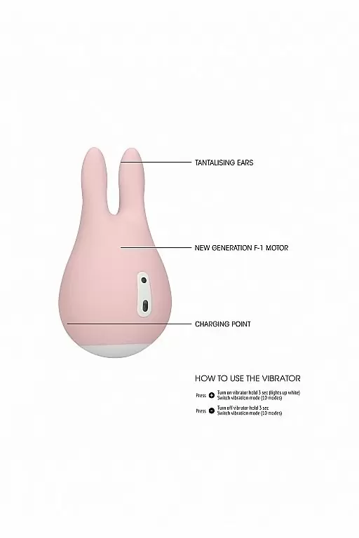 Клиторальный стимулятор Sugar (розовый)