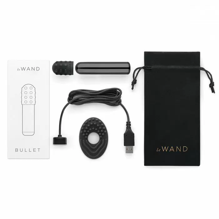 Люксовый мини-вибратор Le Wand Bullet темный графит