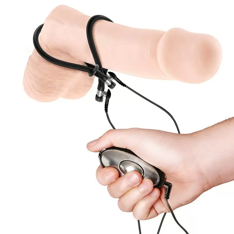 Электро-лассо Electro Loops для стимуляции эрогенных зон – черный