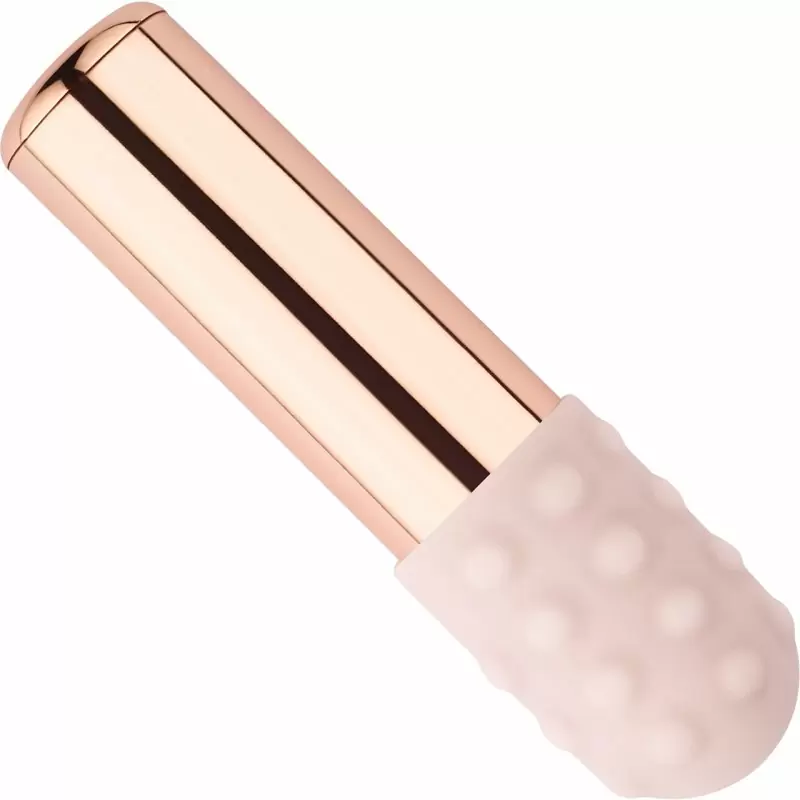 Люксовый мини-вибратор Le Wand Bullet розовое золото