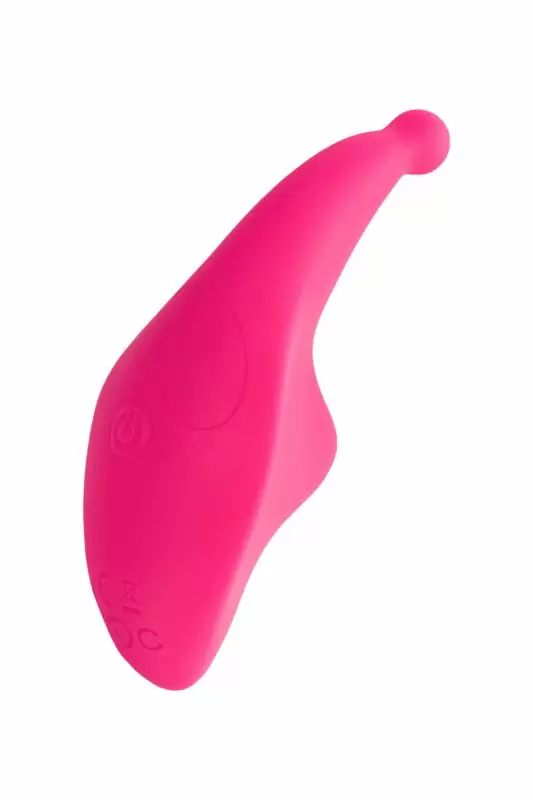 Розовый клиторальный вибратор в трусики JOS Pansy. 8 см, 10 режимов вибрации, 3 скорости