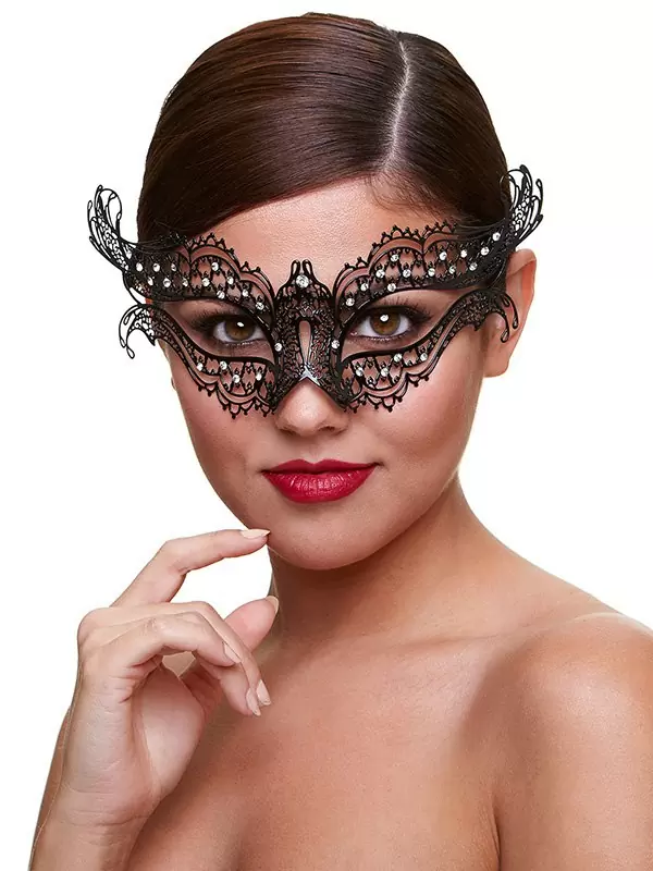 Маска со стразами Masq Hidden – черная
