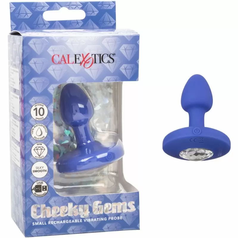 Перезаряжаемая анальная вибропробка Cheeky Gems Small Rechargeable Vibrating Probe