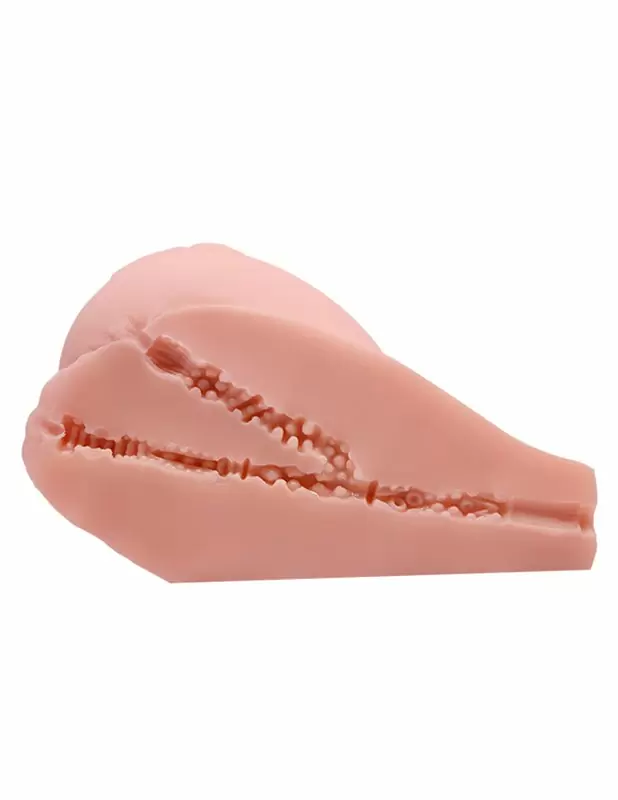 Реалистичный мастурбатор Baile Crazy Bull Vagina and Ass, вагина-анус, 22,5 см, 5 скоростей, телесный