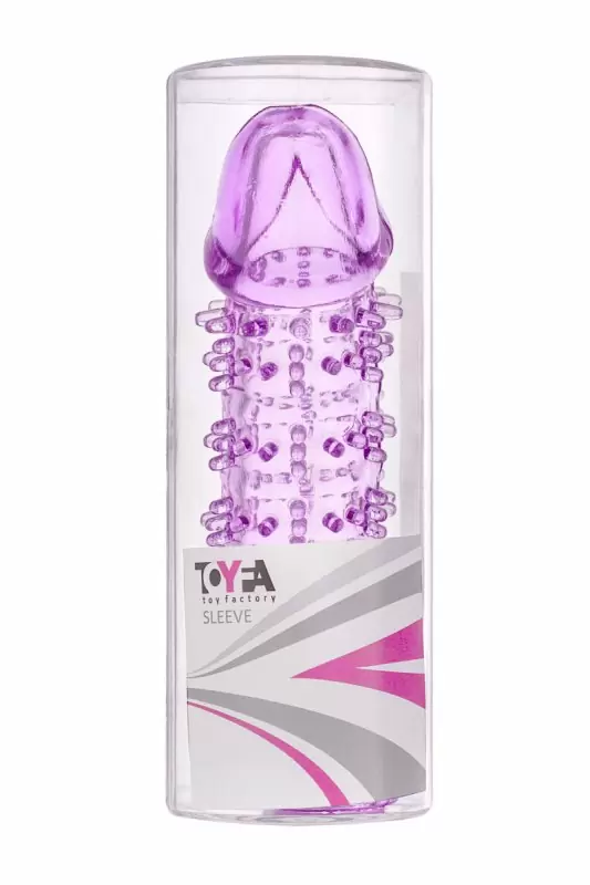 Насадка на пенис TOYFA Sleeve - фиолетовый