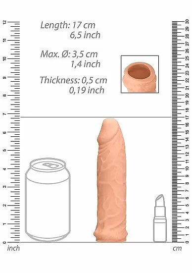 Увеличивающая насадка закрытого типа Penis Extender  - 17 cm
