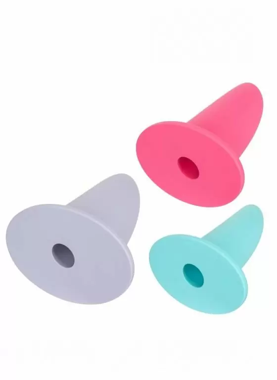 Набор расширителей She-ology, 3 размера, силикон, разноцветные