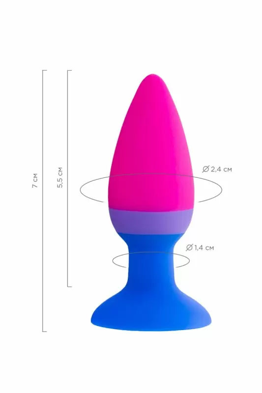 АНАЛЬНАЯ ВТУЛКА BEYOND BY TOYFA, BRIAN, СИЛИКОН, РОЗОВАЯ, 7 СМ