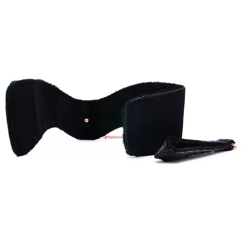 Ошейник Entice Posture Collar with Leash с поводком – черный