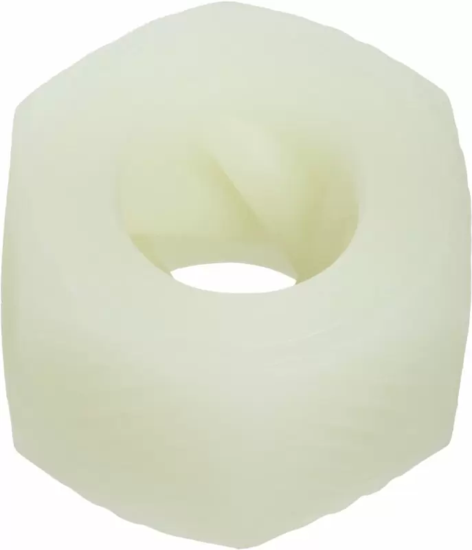 Эрекционное кольцо-бампер SLOP TOP NASTY LUV, диаметр 2,5 см, силикон, светящийся, белый