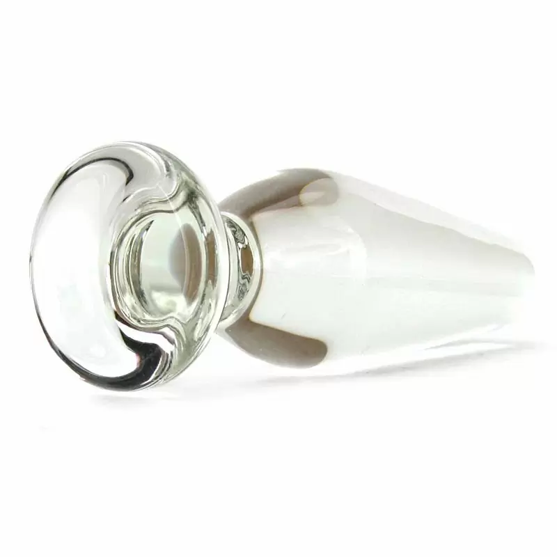 Анальная пробка из стекла Crystal Spires – прозрачная