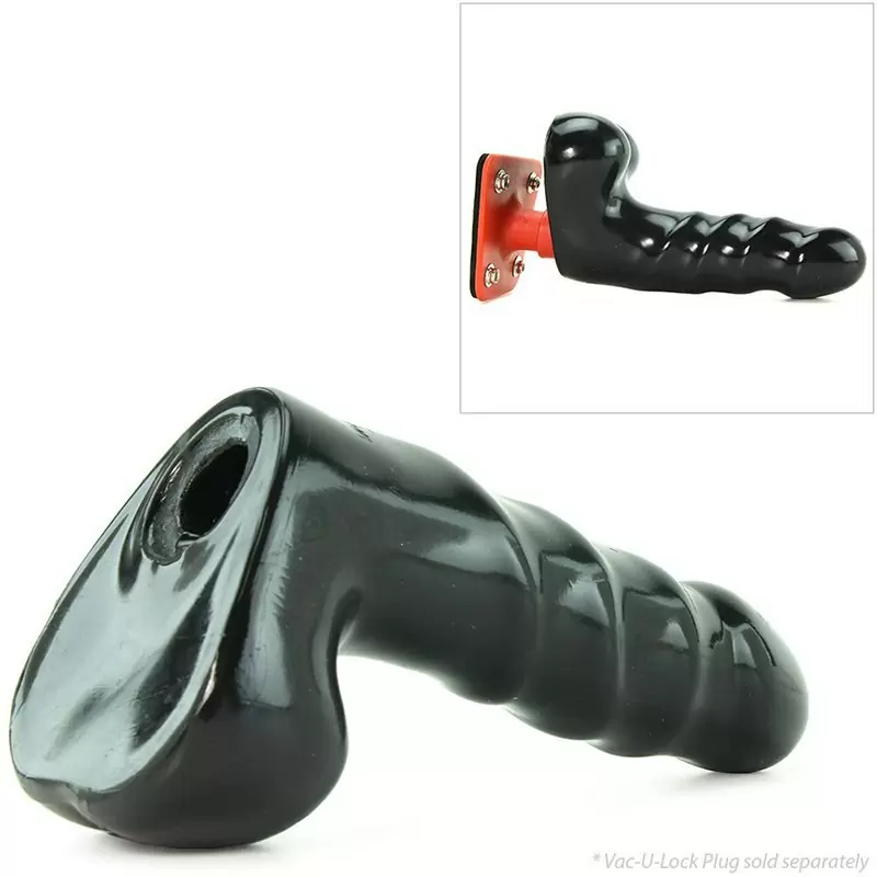 Насадка-фаллоимитатор Vac-U-Lock 5.5” Raging Hard-Ons – черный